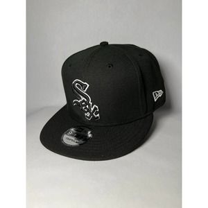 Chicago White Sox MLB New Era 9FIFTY Black Cap Snapback Custom